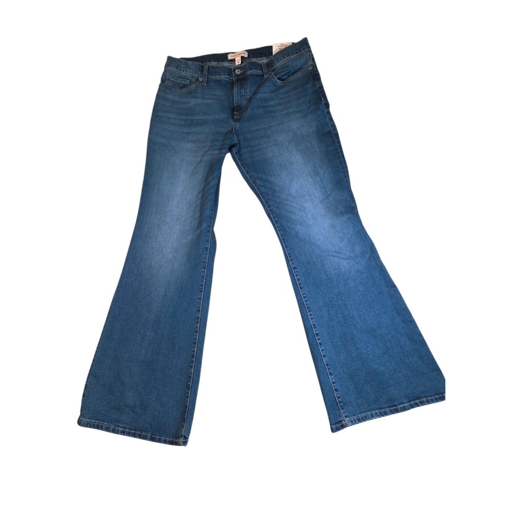 Lucky Brand Sweet Mid Rise Flare Medium Wash Jeans 14 NWT